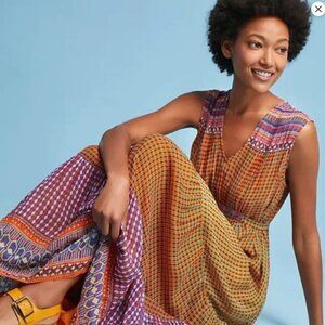 Anthropologie Tanvi Kedia Maxi Dress size 6